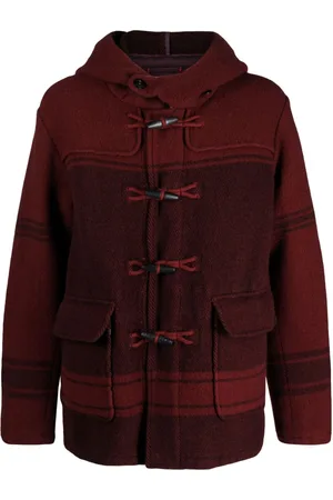 C.P. Company Checked virgin-wool duffle coat