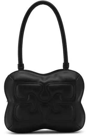 Ganni Butterfly leather shoulder bag