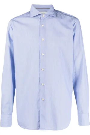 Tintoria Mattei Spread-collar cotton shirt