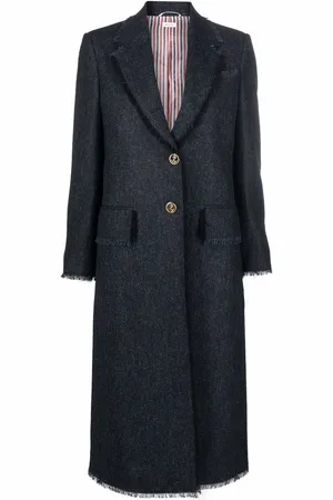 Thom Browne Tweed single-breasted coat
