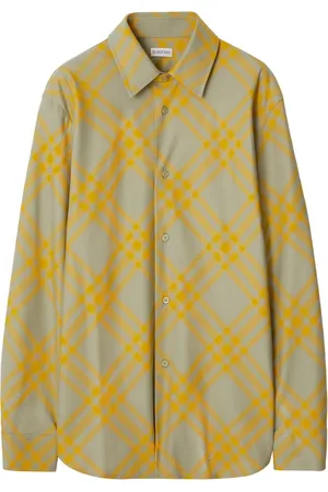 Burberry Check-plaid cotton shirt