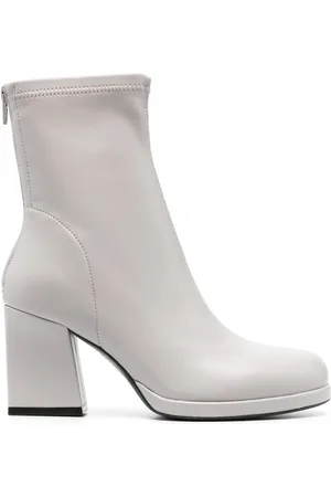 Pale grey ankle discount boots