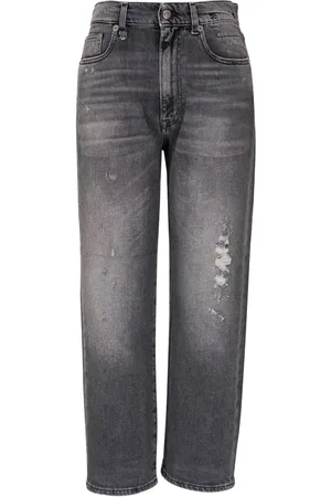 R13 High-rise straight-leg jeans
