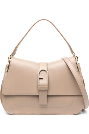 Furla Sofia logo-plaque leather tote bag