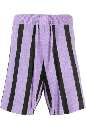 Nanushka Walter striped terry-cloth shorts