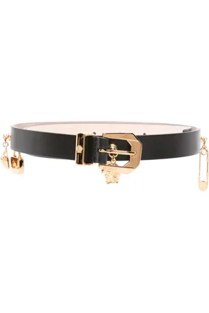 VERSACE Medusa Heritage Charms leather belt