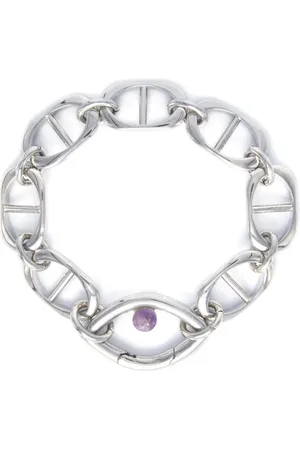 CAPSULE ELEVEN Eye Opener Capsule Link amethyst-stone bracelet