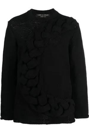 Comme des Garçons Crew-neck chunky cable-knit jumper