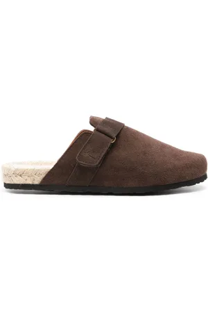 MANEBI Round-toe suede espadrilles