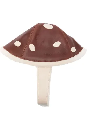Donsje Wilder faux-fur mushroom hat