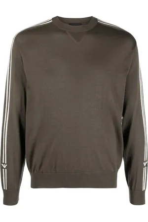 Emporio Armani Intarsia-knit virgin wool jumper