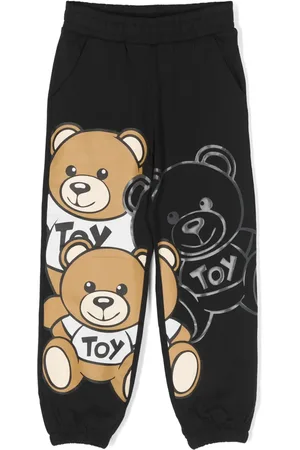 Moschino Teddy Bear-motif cotton track pants