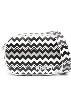 Missoni Zigzag-print leather shoulder bag