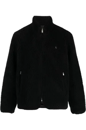 Represent Fuzzy zip-up jacket