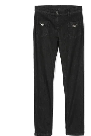 VERSACE Medusa-plaque jeans