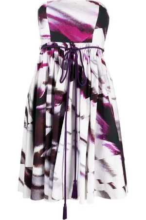 GEMY MAALOUF Off-shoulder flared midi dress