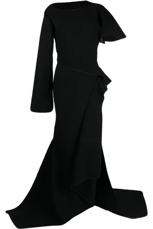 MATICEVSKI Asymmetric draped gown