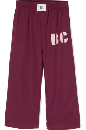 Bobo Choses Logo-print straight-leg trousers