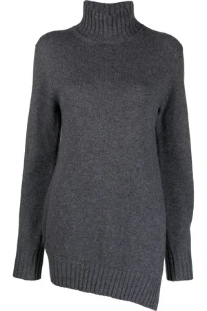 Jil Sander Waffle-knit asymmetric jumper