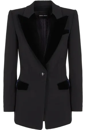 Giorgio Armani Barathea single-breasted jacket