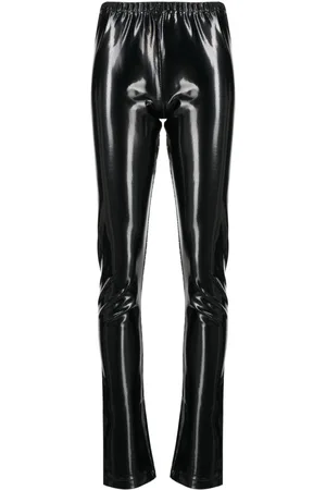 JUNYA WATANABE Elasticated-waist vinyl trousers