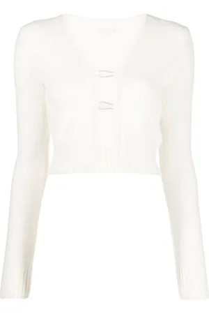 Heron Preston Carabiner-fastened cropped cardigan