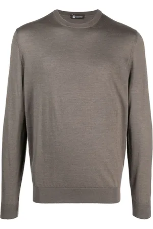 COLOMBO Crew-neck fine-knit jumper