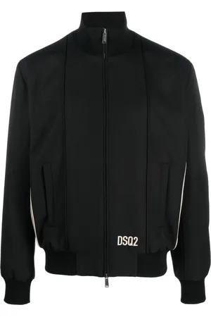 Dsquared2 Stripe-trim bomber jacket