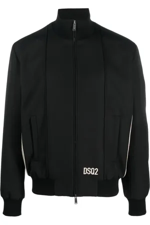 Dsquared2 Stripe-trim bomber jacket