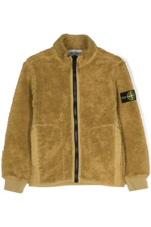 Stone Island Compass-patch Sherpa jacket