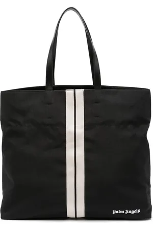 Palm Angels Track logo-print cotton tote bag