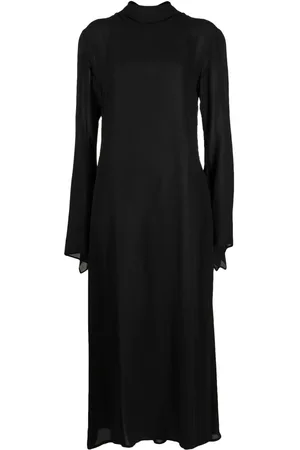 YOHJI YAMAMOTO High-neck long-sleeve dress