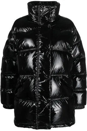 Stand Studio High-shine finish padded-design jacket
