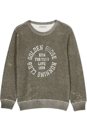 Golden Goose Logo-print faded sweatshirt