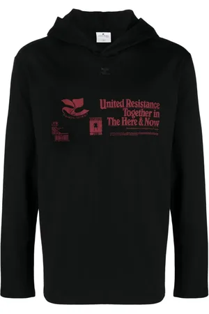 Courrèges Logo-embroidered hoodie