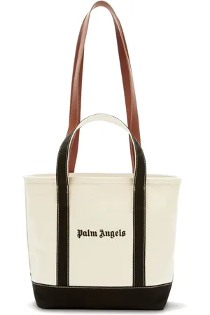 Palm Angels Logo-print canvas tote bag