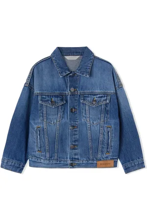 Palm Angels Logo-print denim jacket