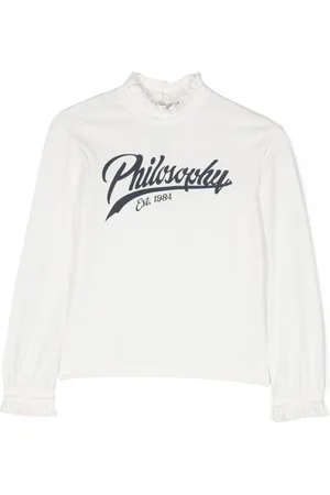 PHILOSOPHY DI LORENZO SERAFINI Logo-print cotton sweatshirt