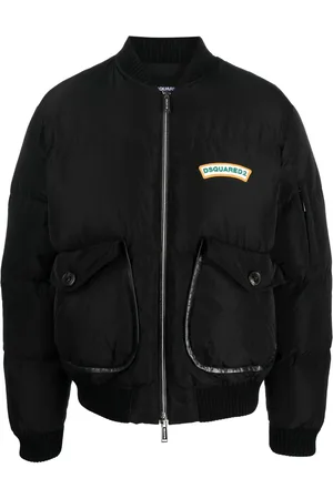 Dsquared2 Logo-print puffer bomber jacket