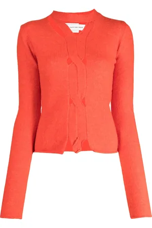 Feng Chen Wang Cut-out fine-knit jumper