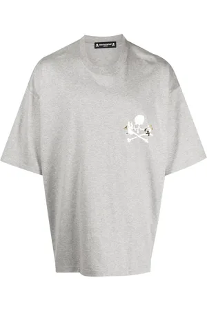 MASTERMIND JAPAN Metallic-effect skull-print T-shirt
