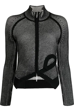 Feng Chen Wang Zip-up two-tone bomber jacket