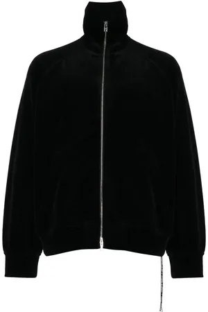 MASTERMIND Zip-up velour sweatshirt