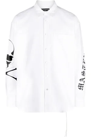 MASTERMIND JAPAN Logo-print cotton shirt