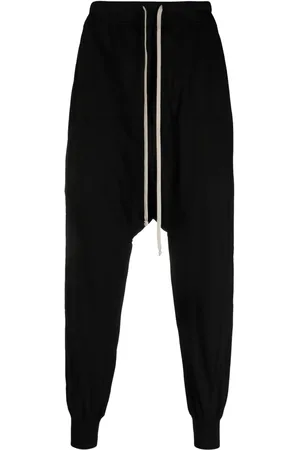 Rick Owens Prisoner organic cotton drop-crotch trousers