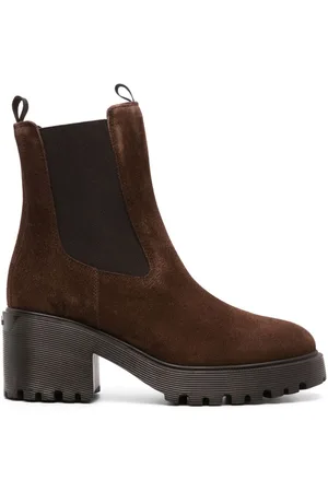 Hogan 70mm leather ankle boots