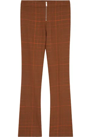 Stella McCartney Prince-Of-Wales slim-cut trousers
