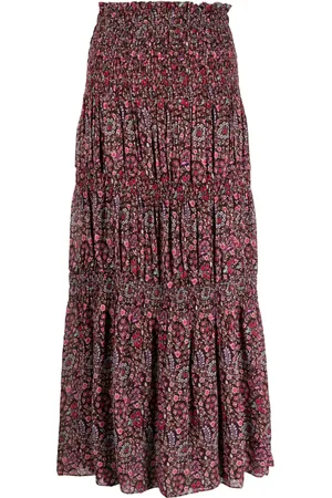 Isabel Marant Nunca floral-print midi skirt