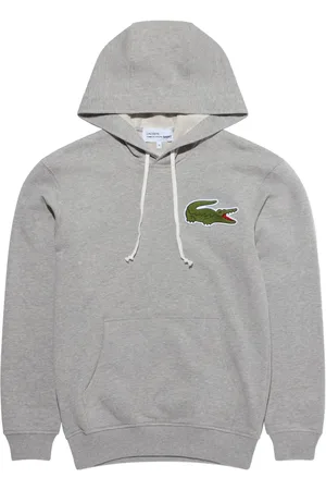 Comme des Garçons Logo-patch cotton hoodie