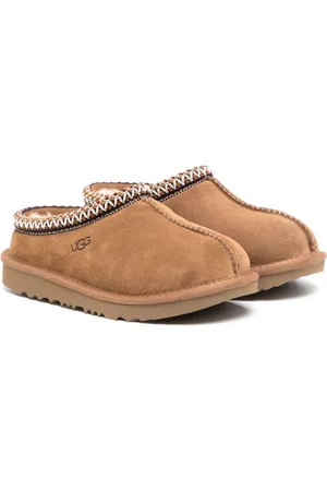 UGG Logo-debossed wool blend slippers